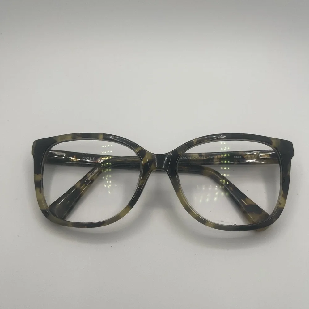 COLE HAAN CH5013 319 Olive Tortoise Womens Eyeglasses Frames 54-16-135mm #205